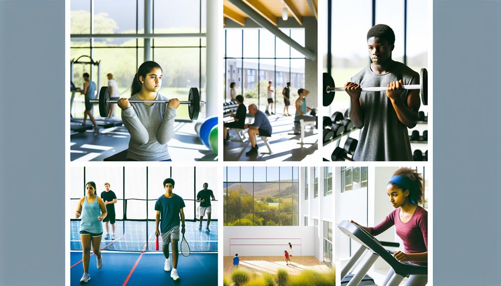 university campus fitness centers